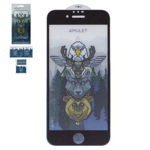   iNobi Amulet  Apple iPhone 7, iPhone 8, iPhone SE 2020, Full Glue, Anti-Static, , c     