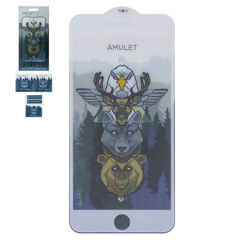   iNobi Amulet  Apple iPhone 7 Plus, iPhone 8 Plus, Full Glue, Anti-Static, , c     