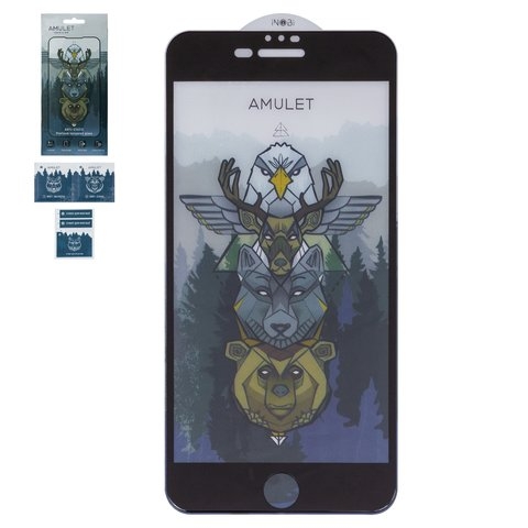   iNobi Amulet  Apple iPhone 7 Plus, iPhone 8 Plus, Full Glue, Anti-Static, , c     