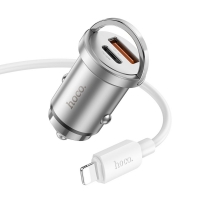    Hoco NZ10, USB, Type-C, Power Delivery (45 ),  + , Type-C  Lightning | ,  