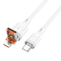  Hoco U131 21 USB/ Type-C to Type-C 1m white