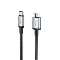   Hoco US10 Type-C to Micro USB3.0 5Gbit/s 0.5m black