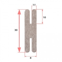      18650, 30x8mm